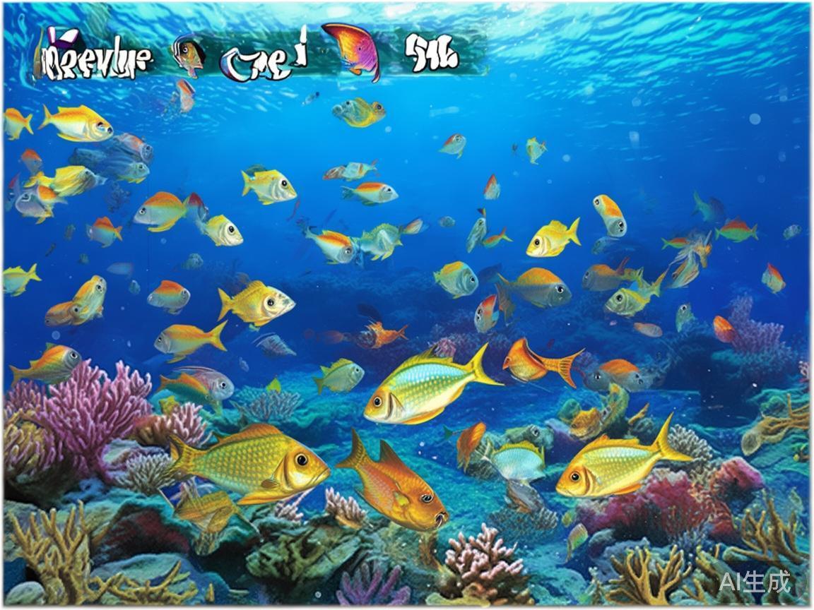 不同类型的鱼具有不同的价值和出现频率。常见的有普通